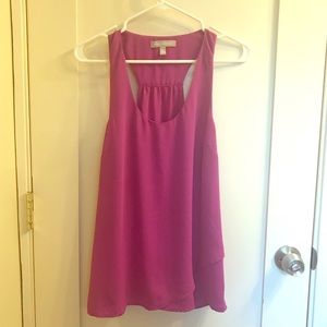 Banana Republic M Berry racerback tank